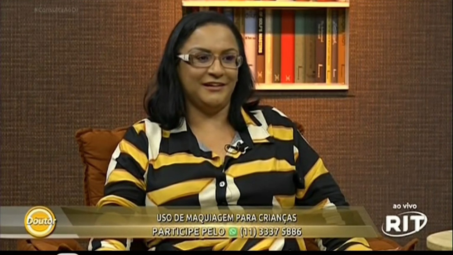 Lucia Albanez no programa Consulta ao Doutor